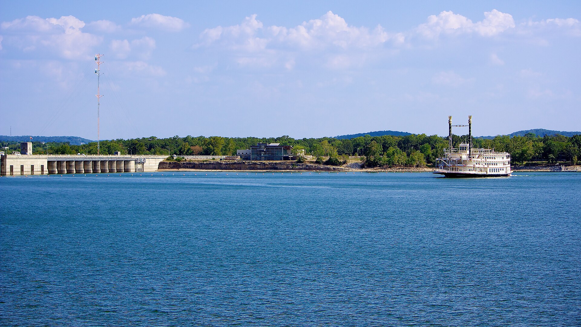 The Showboat Branson Belle on Table Rock Lake