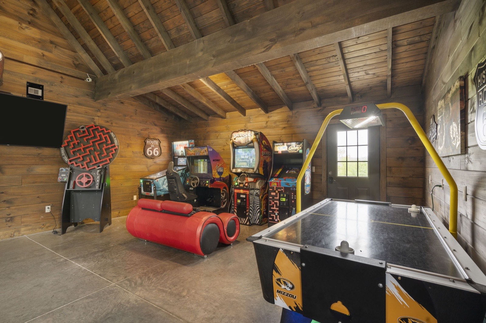 Arcade room at WaterMill Cove