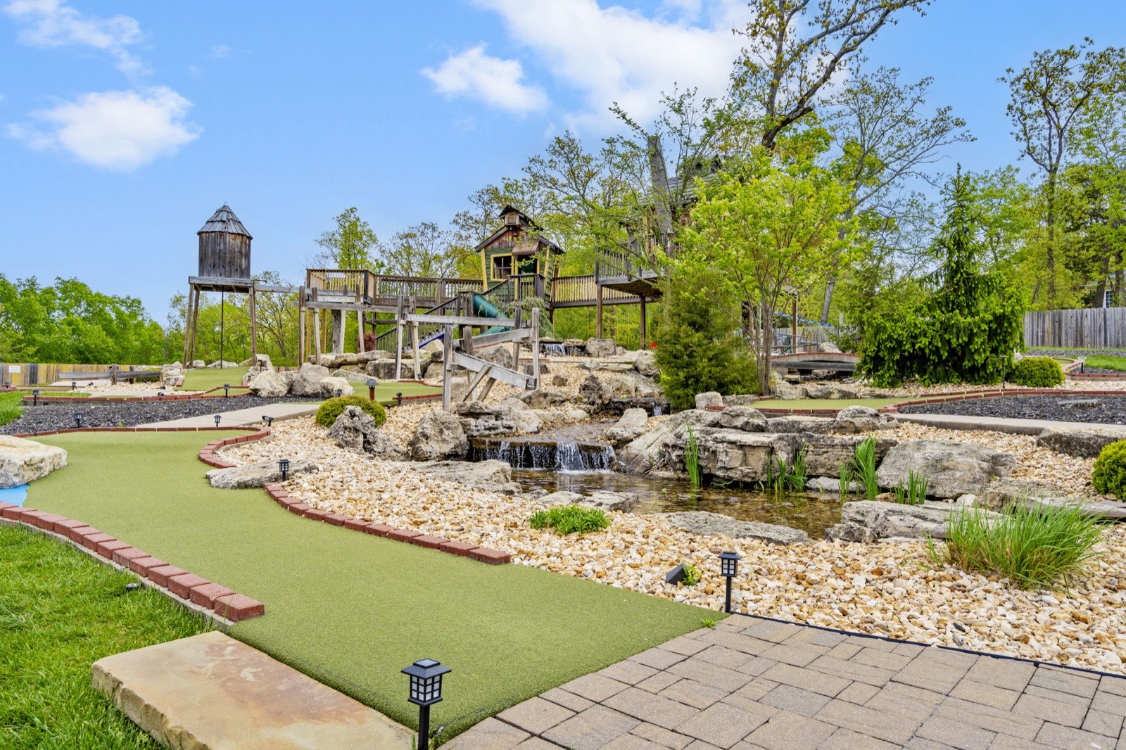 Mini-golf course at WaterMill Cove